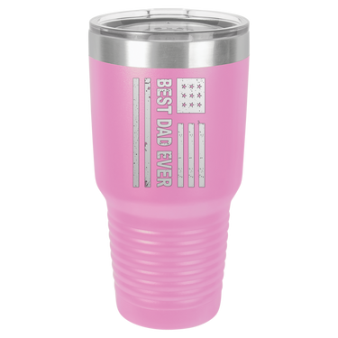 Patriotic Best Dad Ever 30oz Ringneck Tumbler